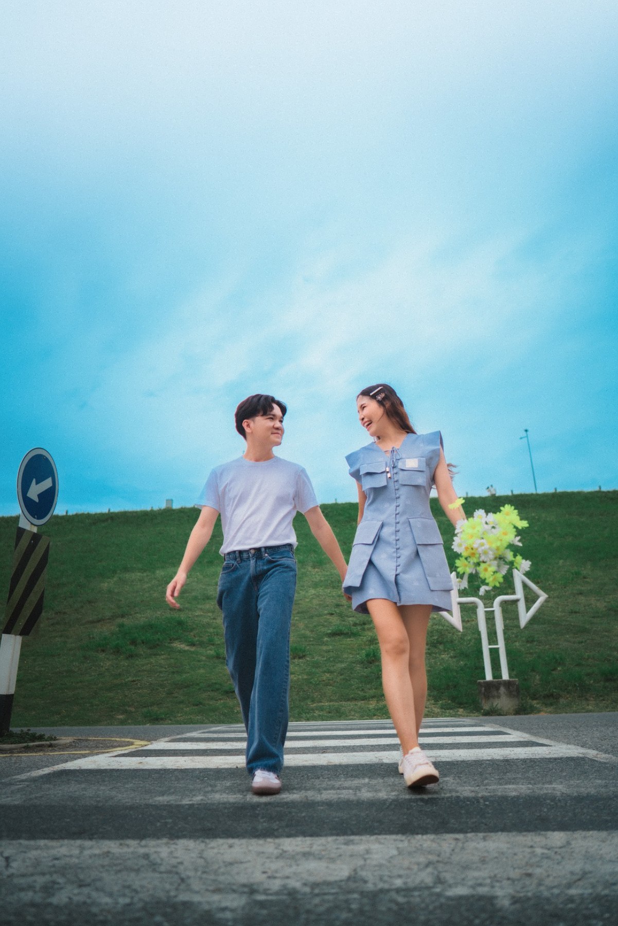 Amm and Hrung walking hand in hand